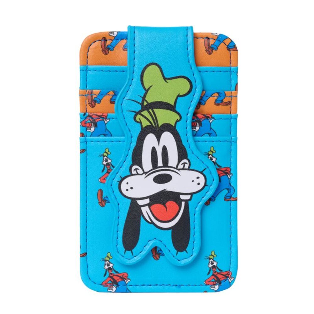 New Womens Disney Goofy Card Holder Wallet All-Over Print with Snap Closure